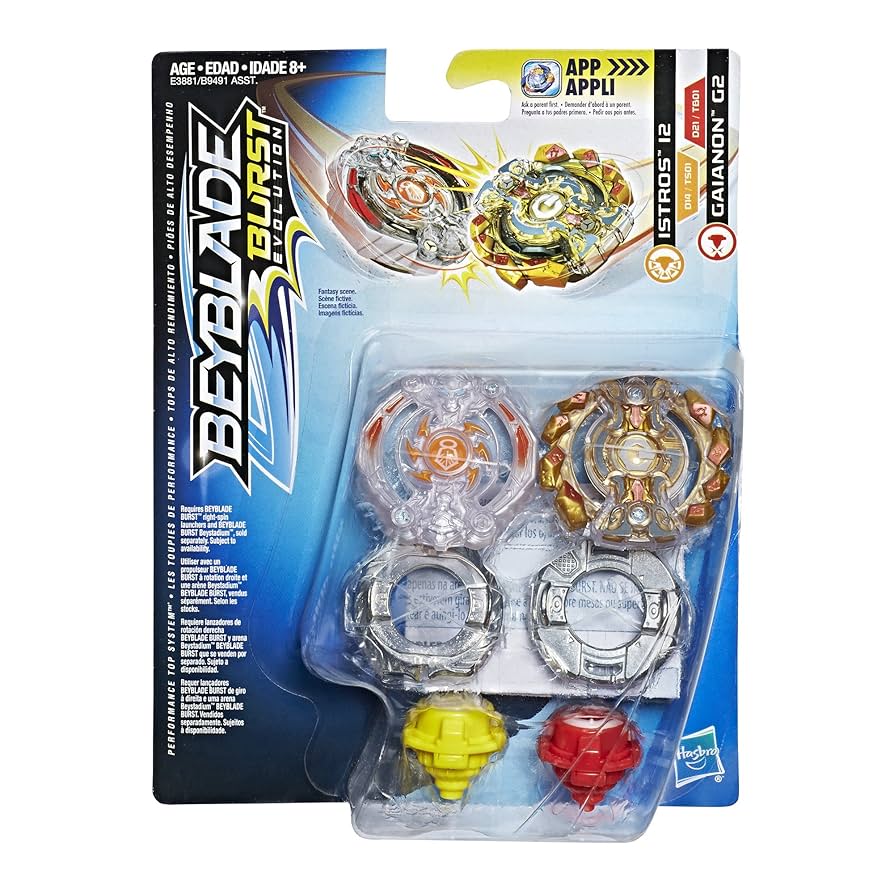Beyblade Burst Evolution Dual Pack Istros I2 and Gaianon G2